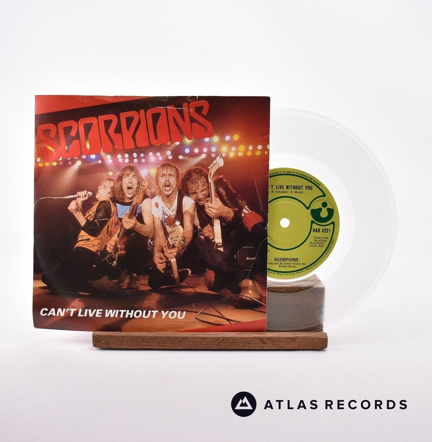 Scorpions Can't Live Without You 7" Vinyl Record - Front Cover & Record