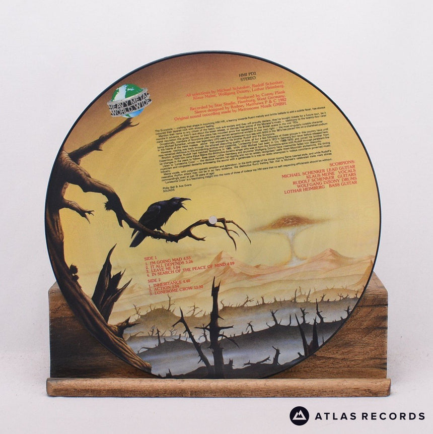 Scorpions - Lonesome Crow - Picture Disc Reissue LP Vinyl Record - NM