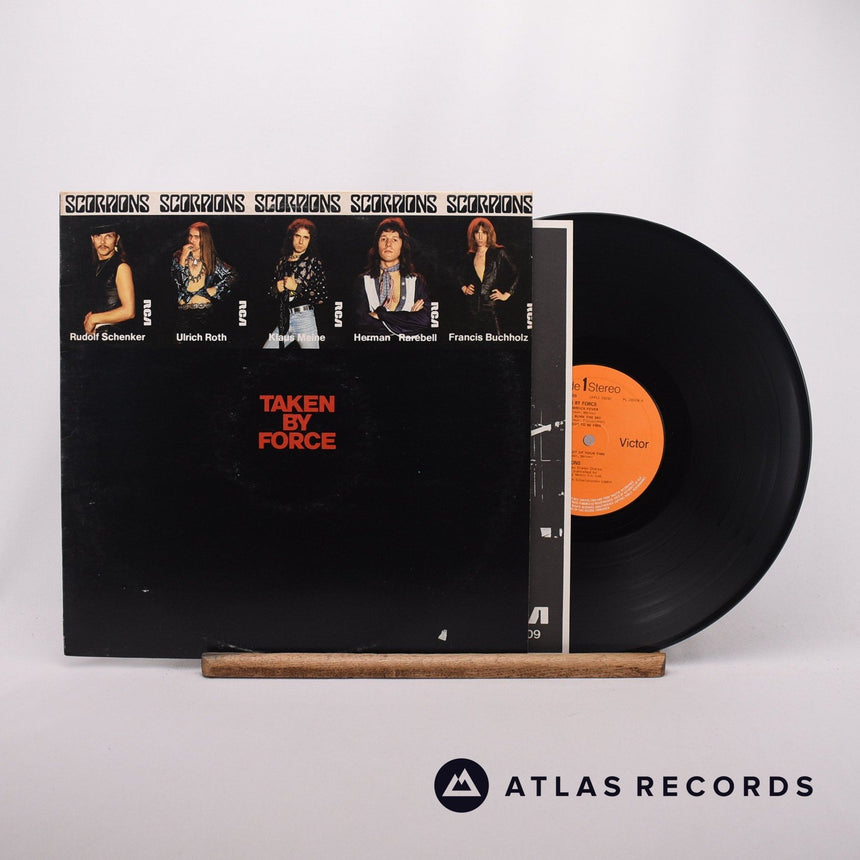 Scorpions Taken By Force LP Vinyl Record - Front Cover & Record