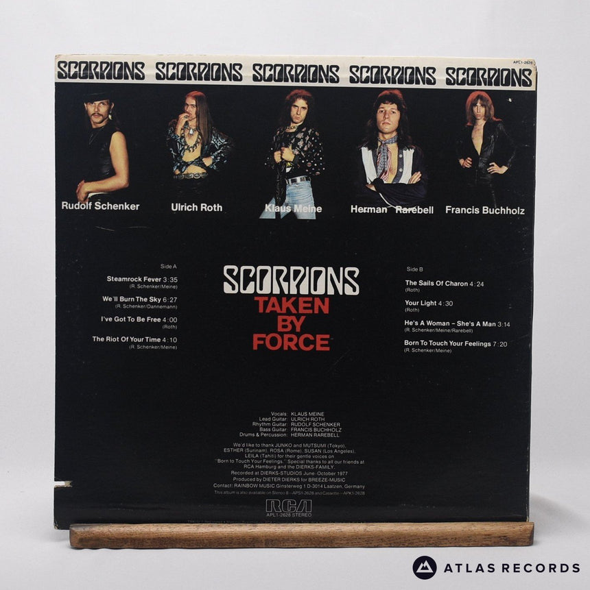 Scorpions - Taken By Force - LP Vinyl Record - VG+/VG+