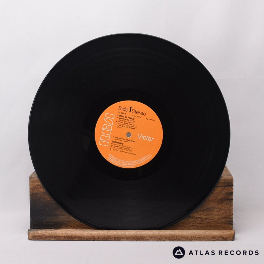 Scorpions - Taken By Force - Lyric Sheet A-1E B-1E LP Vinyl Record - VG+/EX