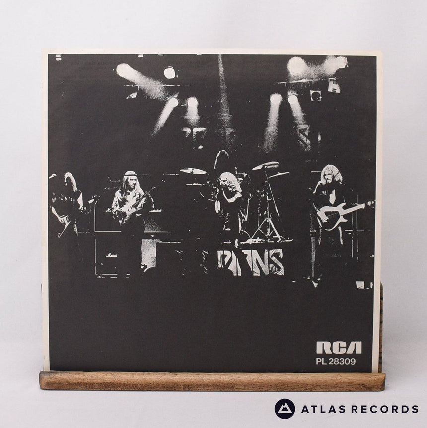 Scorpions - Taken By Force - Lyric Sheet A-1E B-1E LP Vinyl Record - VG+/EX