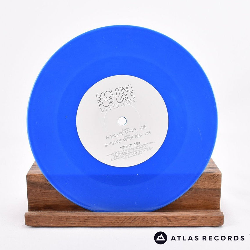 Scouting For Girls - She's So Lovely - Blue 7" Vinyl Record - NM/NM