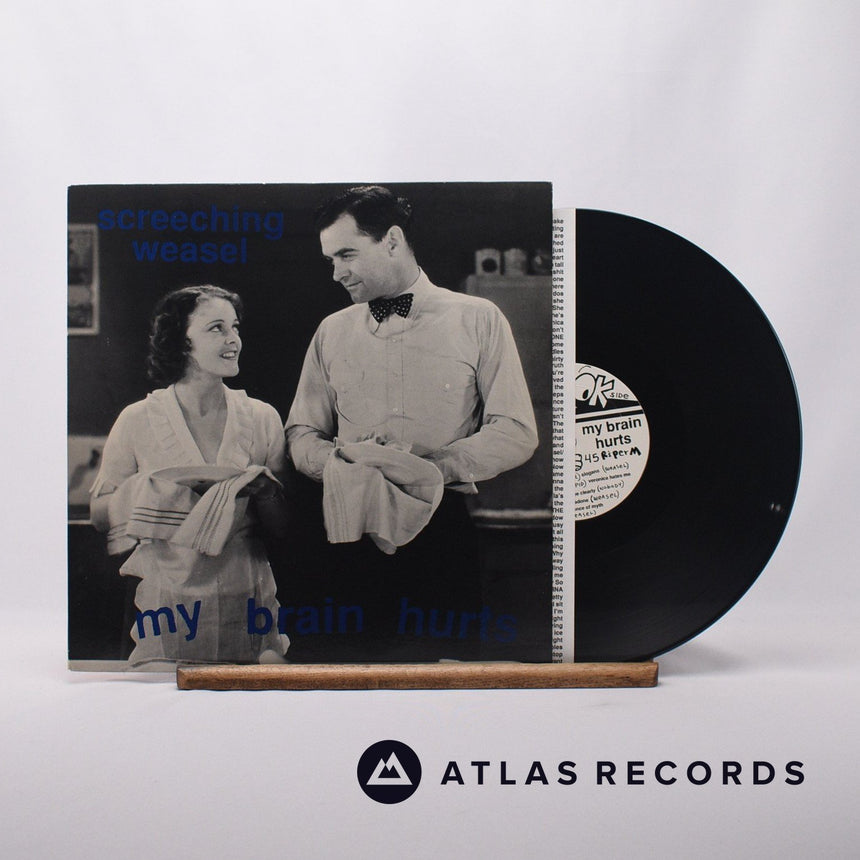 Screeching Weasel My Brain Hurts LP Vinyl Record - Front Cover & Record