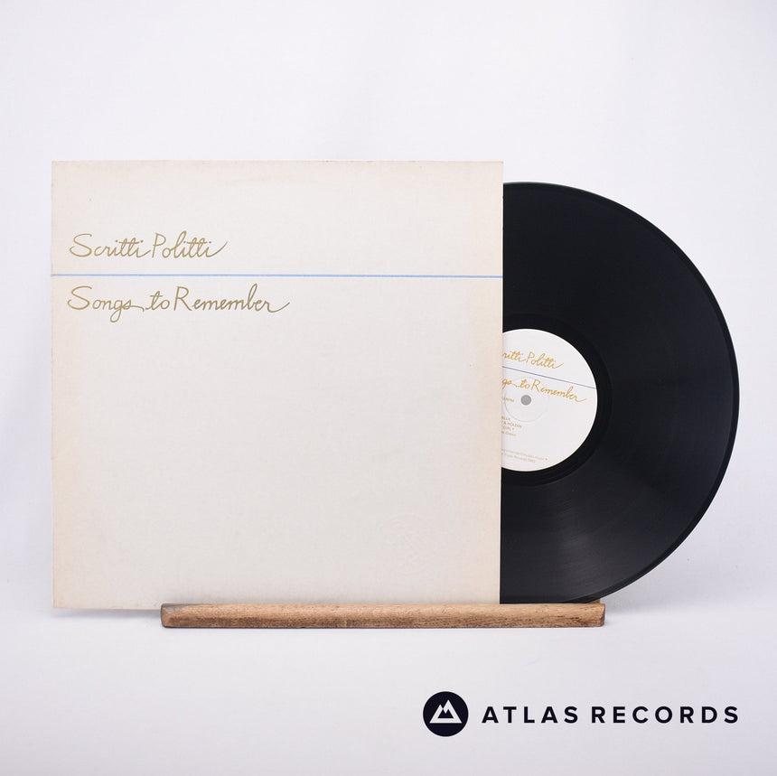 Scritti Politti Songs To Remember LP Vinyl Record - Front Cover & Record