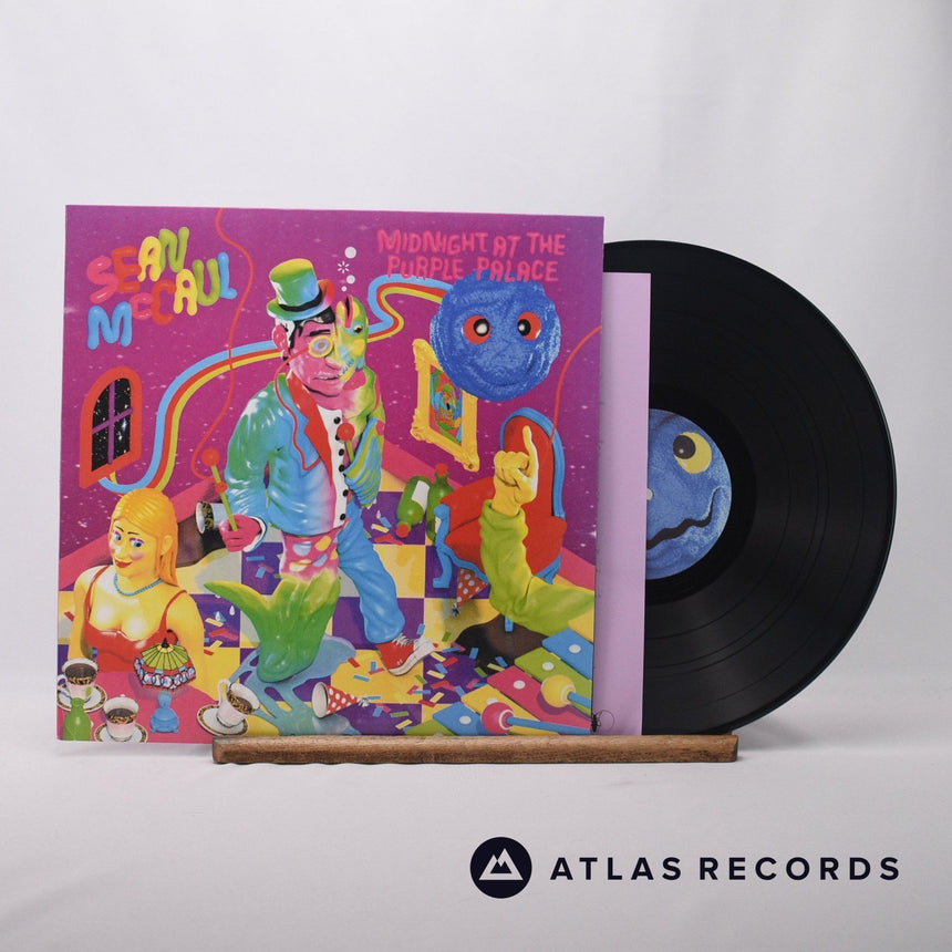 Sean McCaul Midnight At The Purple Palace LP Vinyl Record - Front Cover & Record