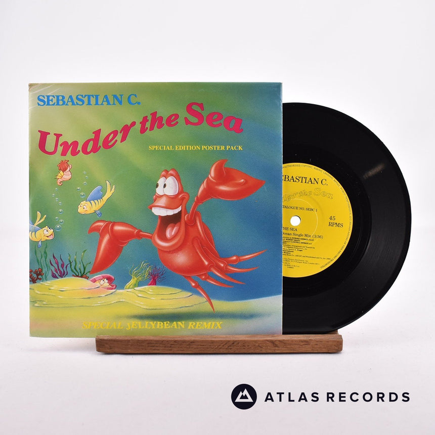 Sebastian Under The Sea 7" Vinyl Record - Front Cover & Record