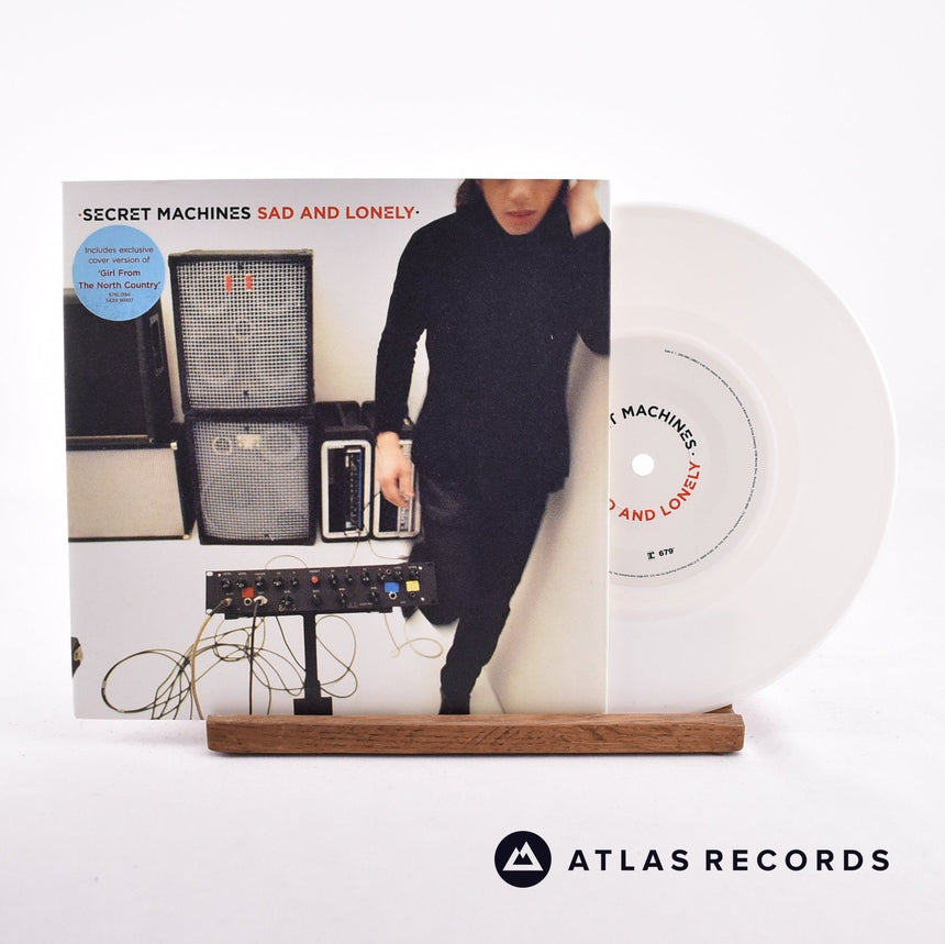 Secret Machines Sad And Lonely 7" Vinyl Record - Front Cover & Record