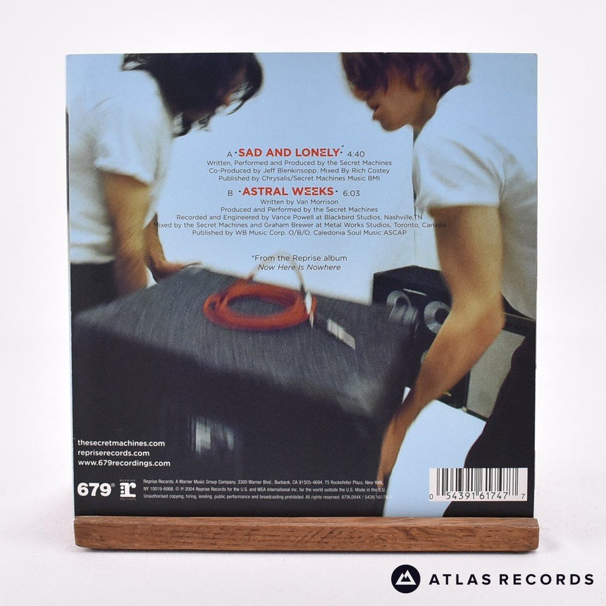 Secret Machines - Sad And Lonely - White Limited Edition 7" Vinyl Record - NM/NM