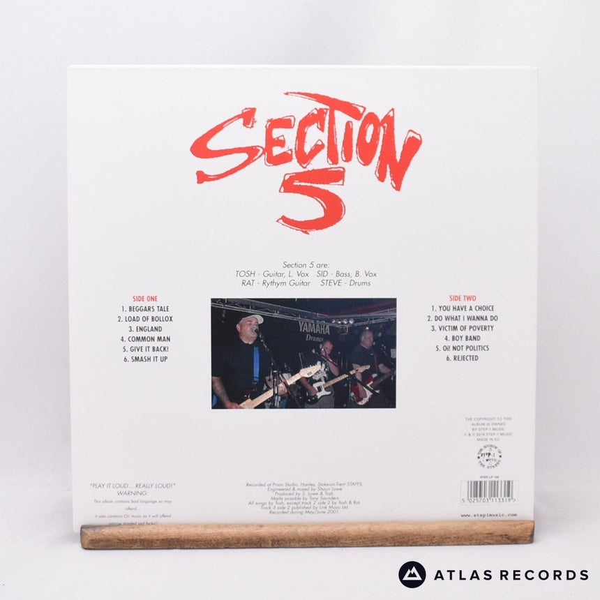 Section 5 - Rejected - Limited Edition LP Vinyl Record - NM/NM