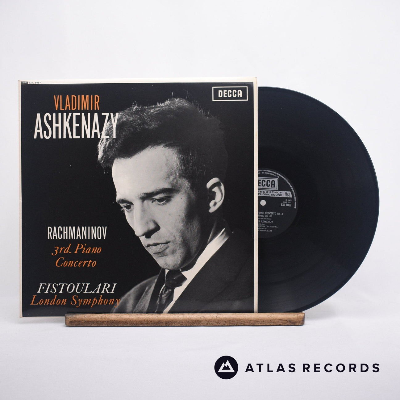 Sergei Vasilyevich Rachmaninoff 3rd. Piano Concerto LP Vinyl Record - Front Cover & Record