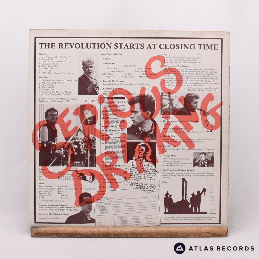 Serious Drinking - The Revolution Starts At Closing Time - LP Vinyl Record