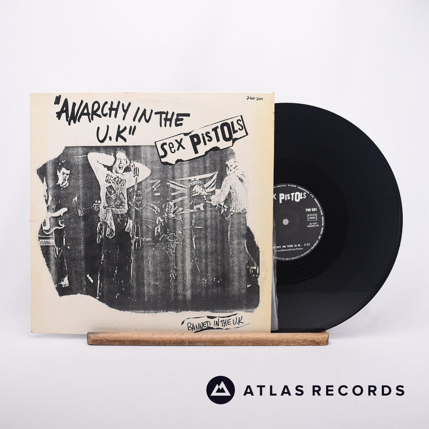 Sex Pistols Anarchy In The UK 12" Vinyl Record - Front Cover & Record