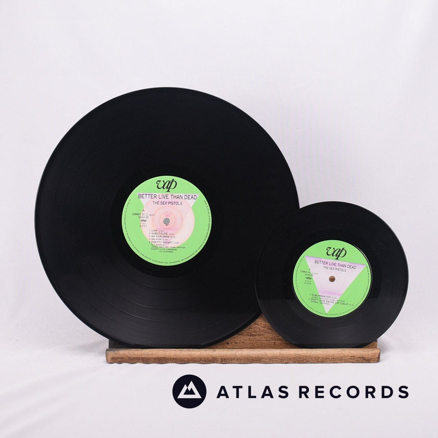 Sex Pistols - Better Live Than Dead - 7' A-1 B-1 LP + 7" Vinyl Record - NM/EX