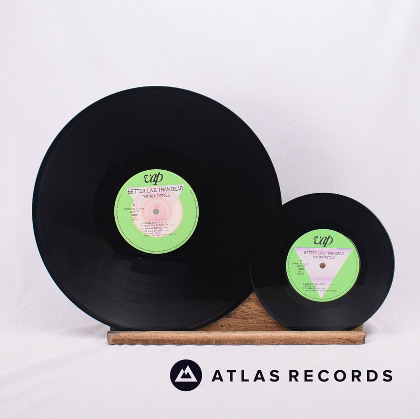 Sex Pistols - Better Live Than Dead - 7' A-1 B-1 LP + 7" Vinyl Record - NM/EX