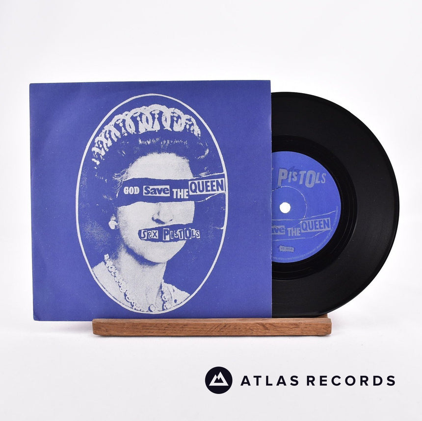 Sex Pistols God Save The Queen 7" Vinyl Record - Front Cover & Record