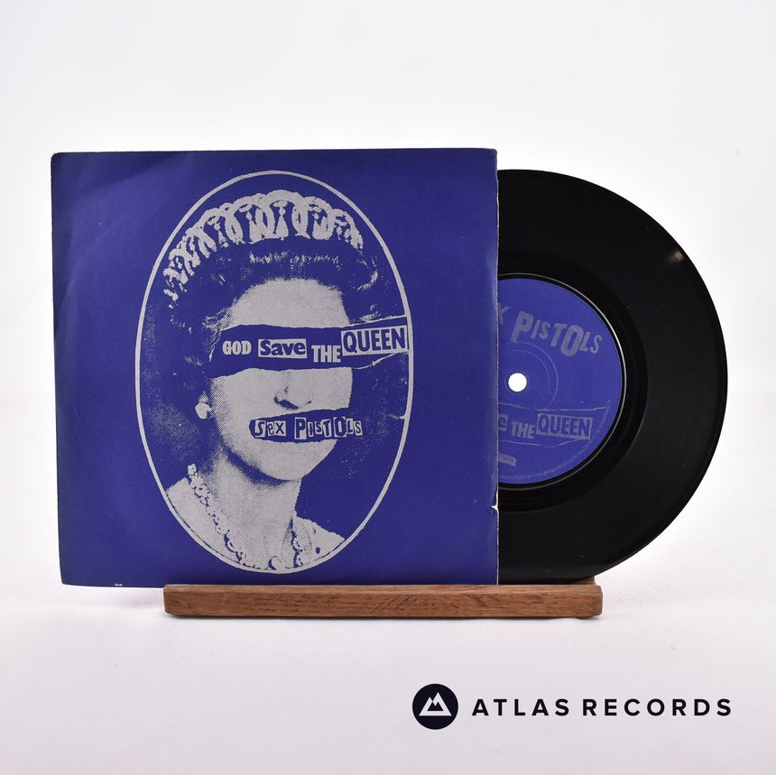 Sex Pistols God Save The Queen 7" Vinyl Record - Front Cover & Record