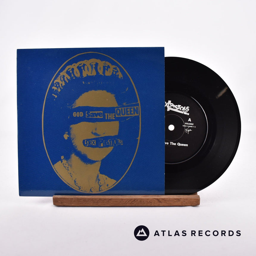 Sex Pistols God Save The Queen 7" Vinyl Record - Front Cover & Record