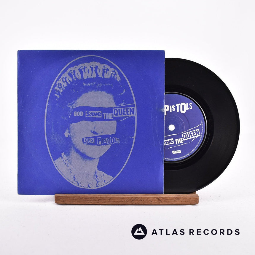 Sex Pistols God Save The Queen 7" Vinyl Record - Front Cover & Record