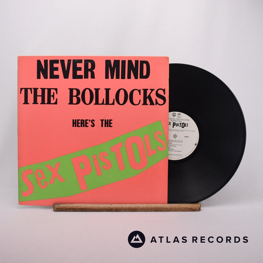 Sex Pistols Never Mind The Bollocks Here's The Sex Pistols LP Vinyl Record - Front Cover & Record