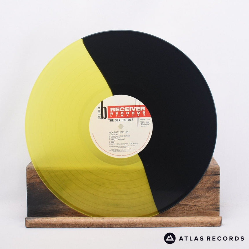 Sex Pistols - "No Future U.K?" - Yellow/Black Split LP Vinyl Record - NM/NM