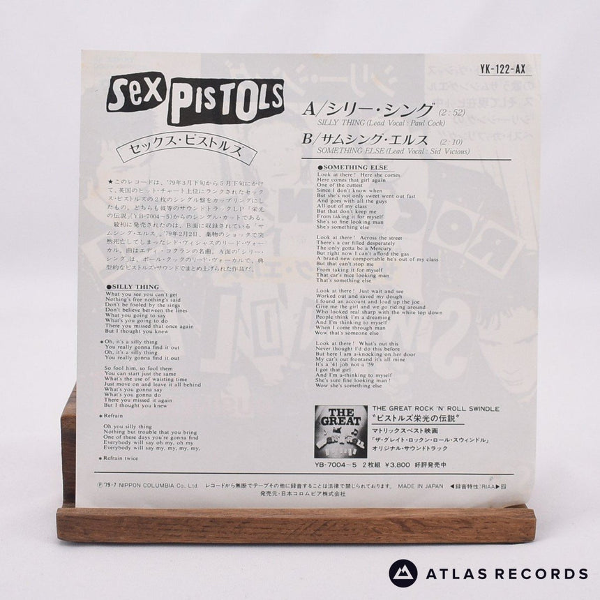 Sex Pistols - Silly Thing - Die-Cut Sleeve 7" Vinyl Record - VG+/EX