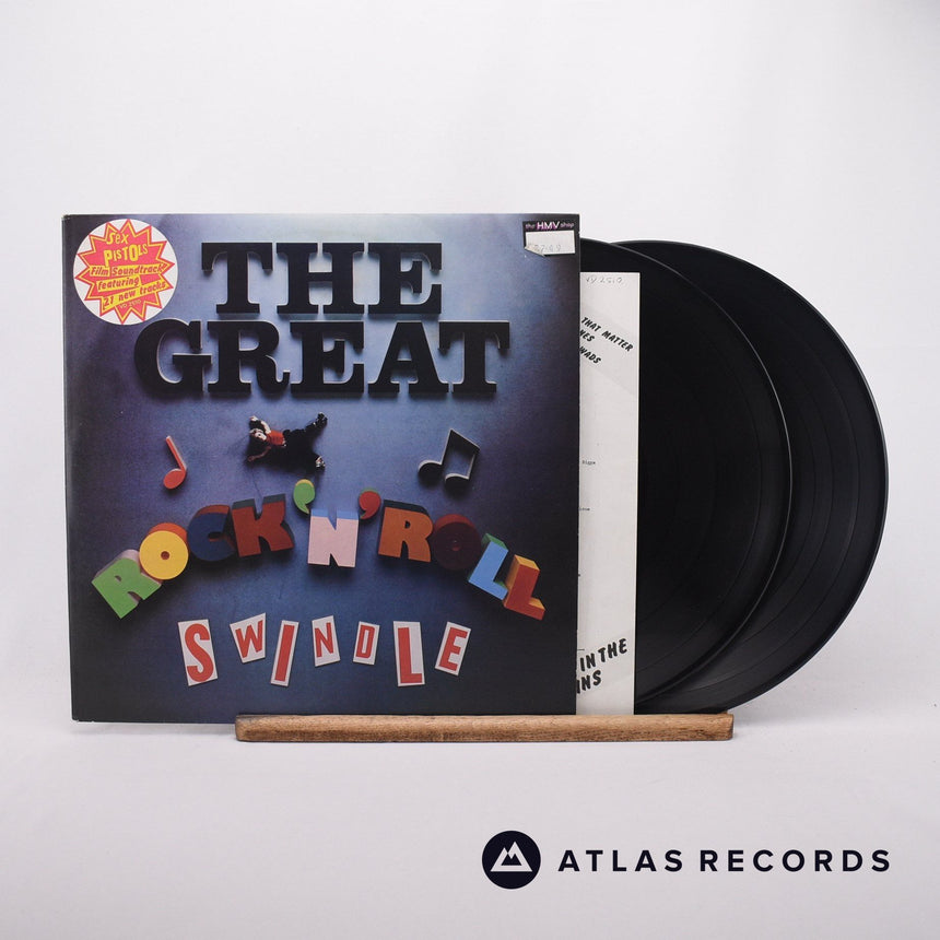 Sex Pistols The Great Rock 'N' Roll Swindle 2 x LP Vinyl Record - Front Cover & Record