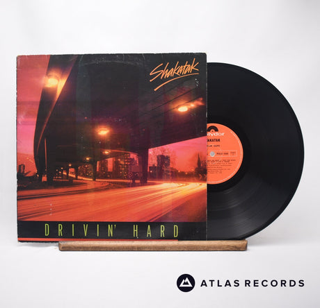 Shakatak Drivin' Hard LP Vinyl Record - Front Cover & Record