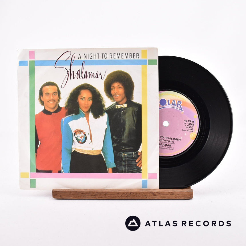 Shalamar A Night To Remember 7" Vinyl Record - Front Cover & Record
