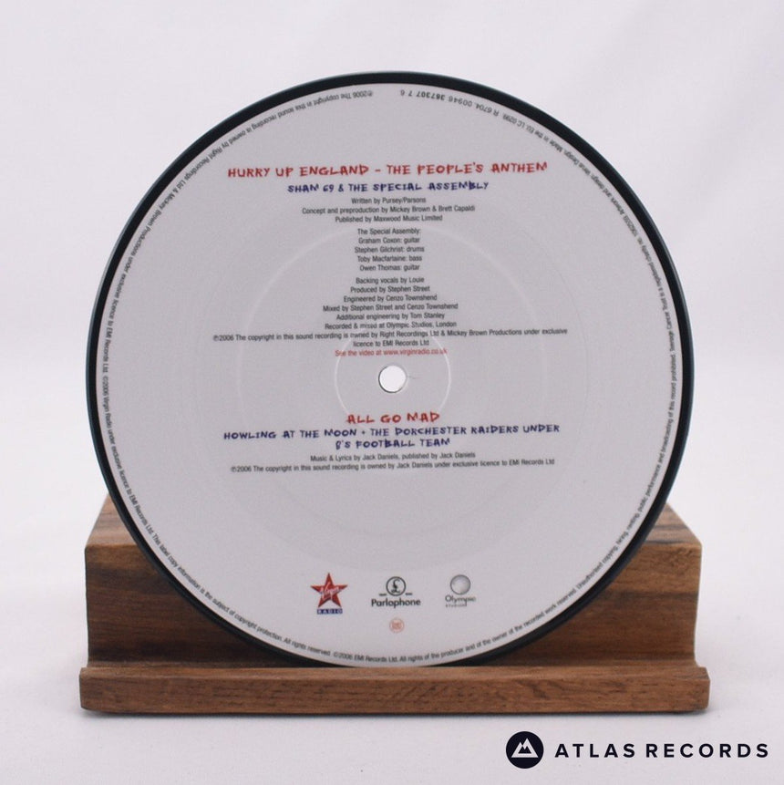 Sham 69 - Hurry Up England - 7" Vinyl Record - NM