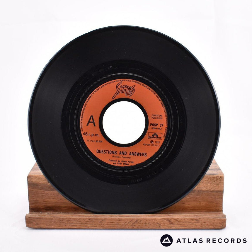 Sham 69 - Questions And Answers - 7" Vinyl Record - VG+/VG+