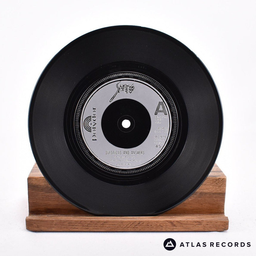 Sham 69 - Questions And Answers - 7" Vinyl Record - VG+/EX