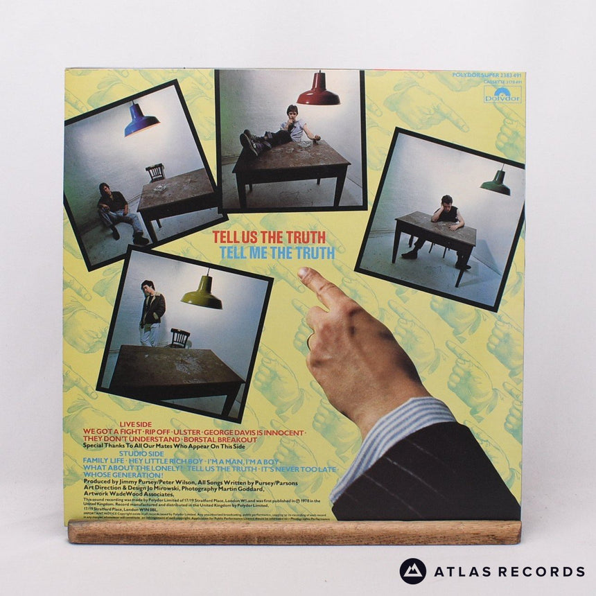 Sham 69 - Tell Us The Truth - LP Vinyl Record - EX/EX