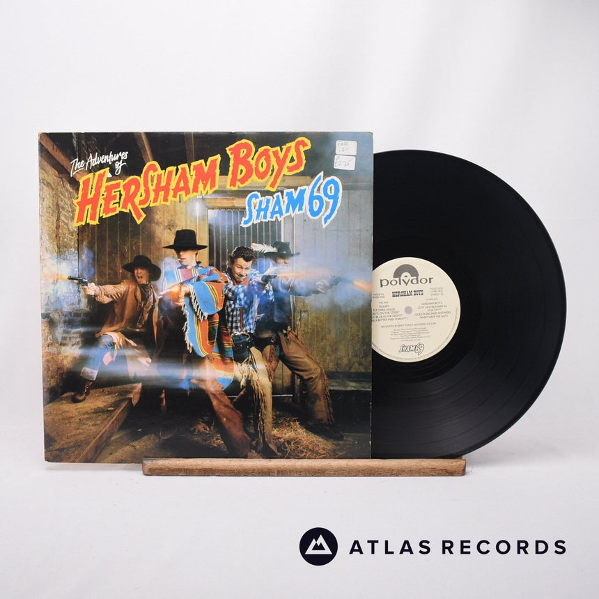 Sham 69 The Adventures Of Hersham Boys LP Vinyl Record - Front Cover & Record