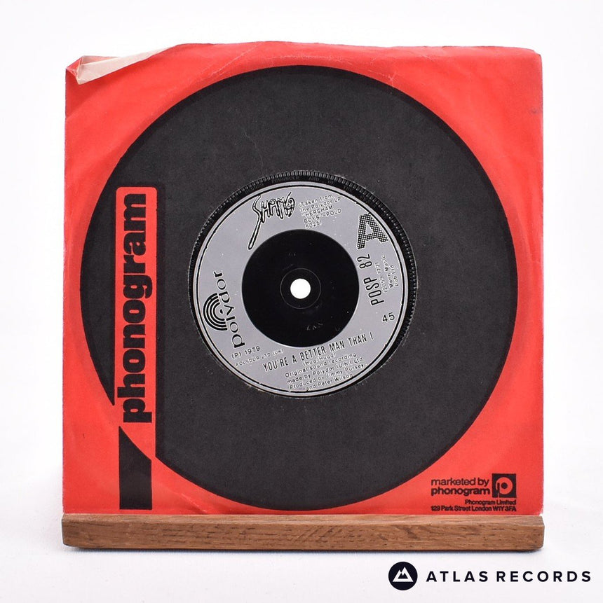 Sham 69 You're A Better Man Than I 7" Vinyl Record - In Sleeve