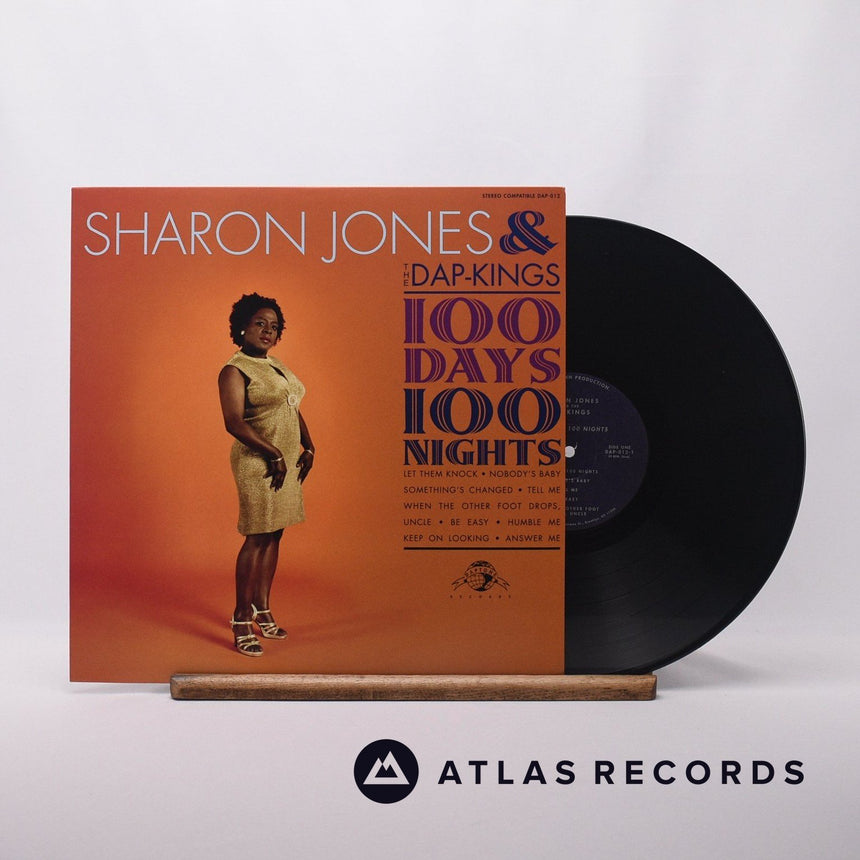 Sharon Jones & The Dap-Kings 100 Days, 100 Nights LP Vinyl Record - Front Cover & Record