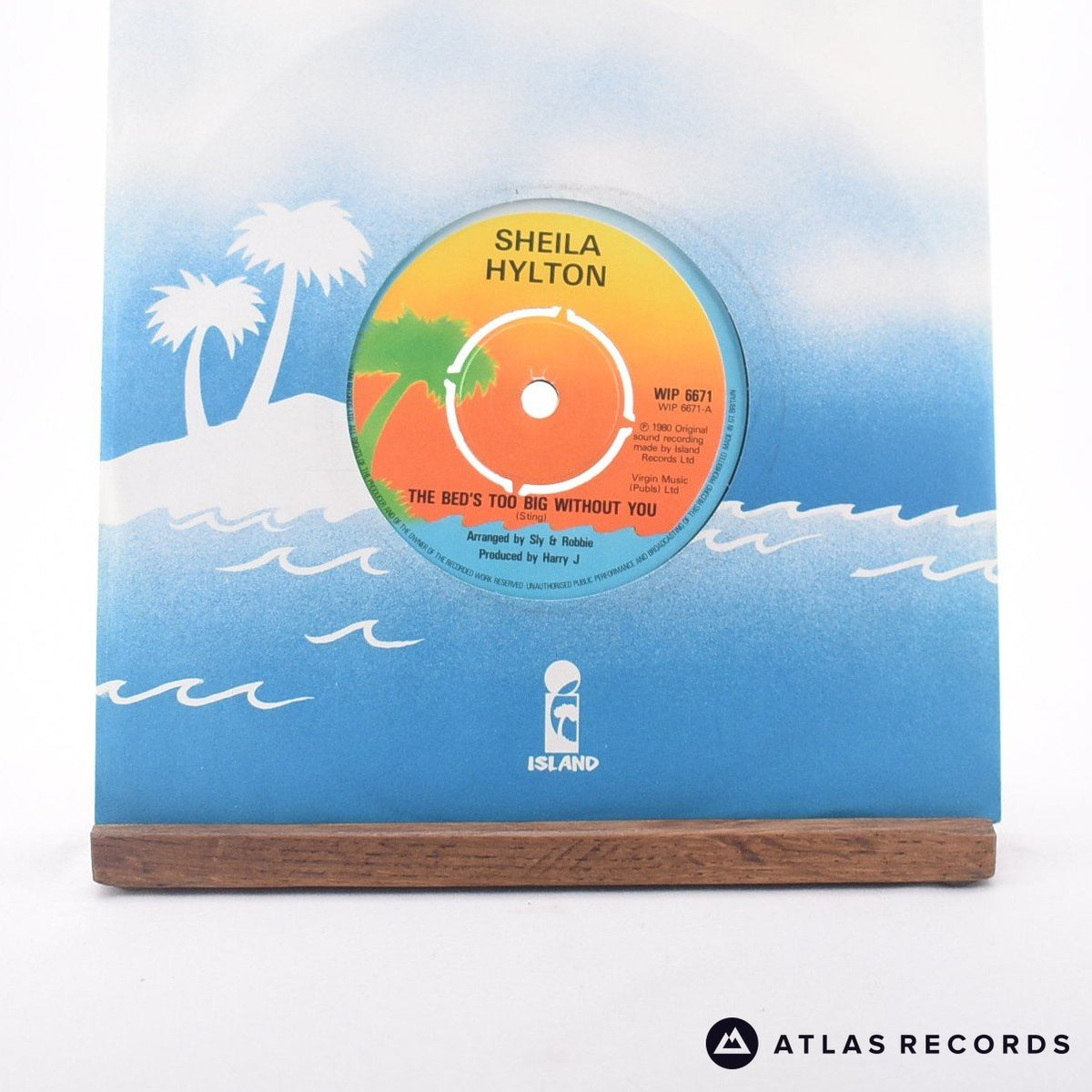 Sheila Hylton The Bed's Too Big Without You 7" Vinyl Record VG+