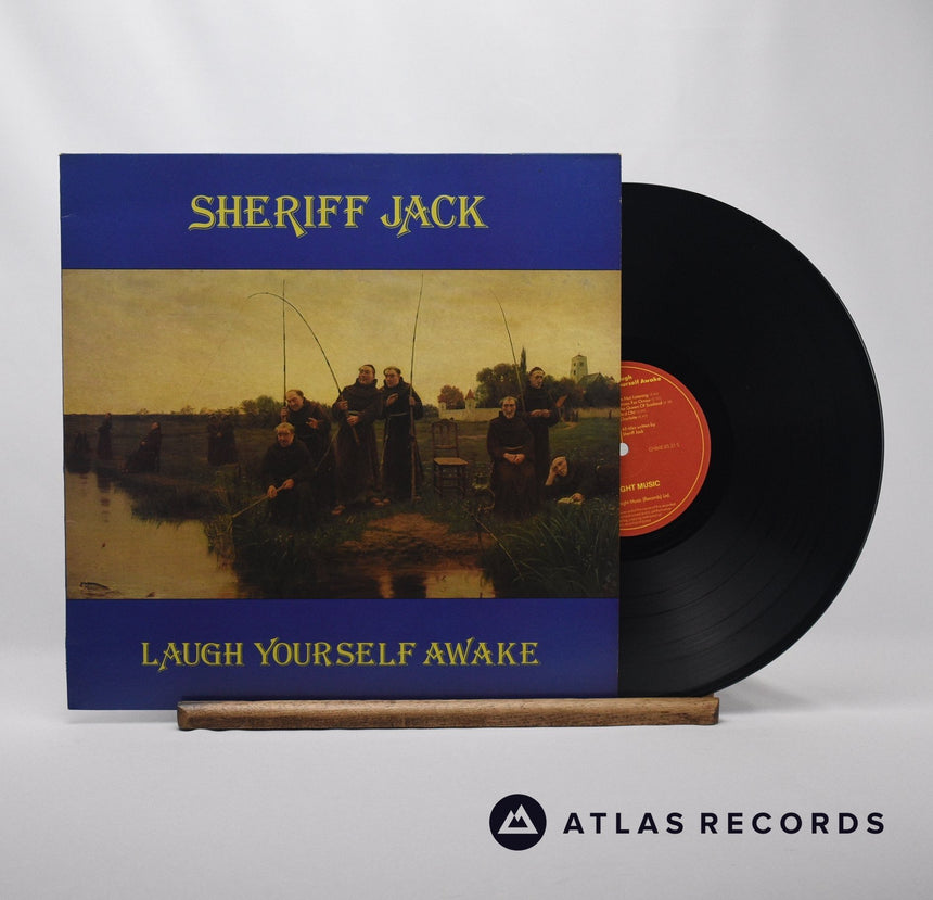 Sheriff Jack Laugh Yourself Awake LP Vinyl Record - Front Cover & Record