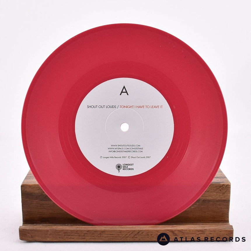Shout Out Louds - Tonight I Have To Leave It - 7" Vinyl Record - NM/EX