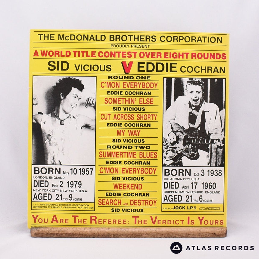 Sid Vicious - Sid V Eddie The Battle Of The Rockers - LP Vinyl Record - EX/EX