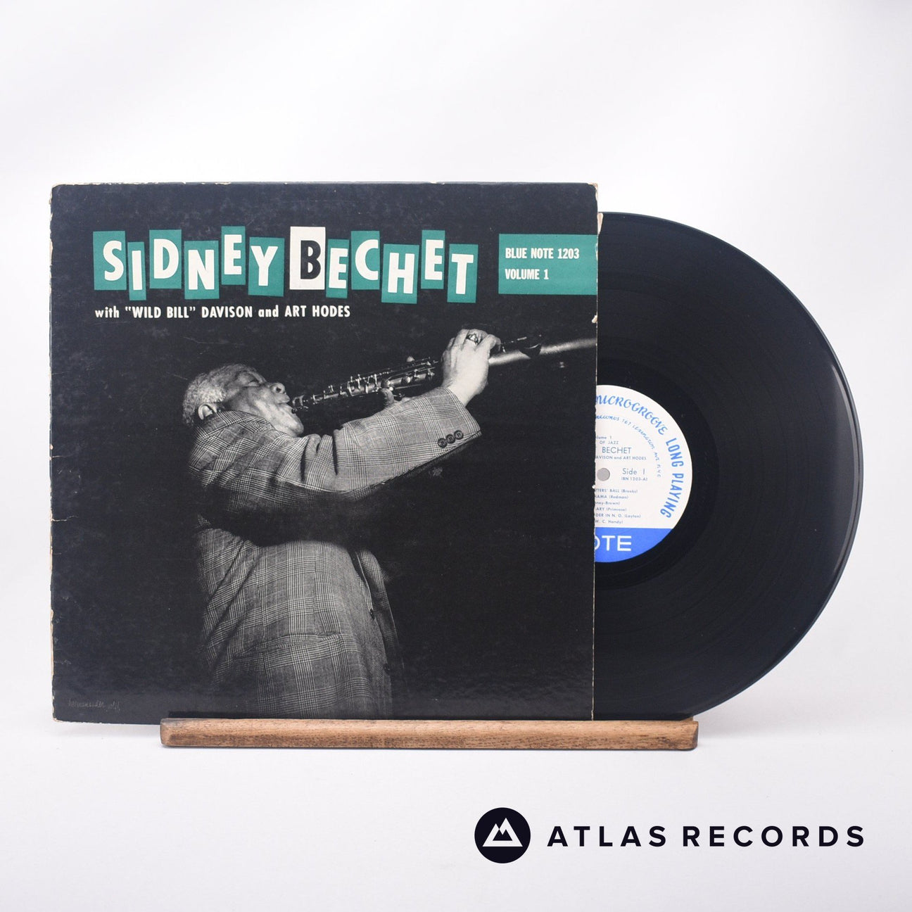 Sidney Bechet Giant Of Jazz LP Vinyl Record - Front Cover & Record