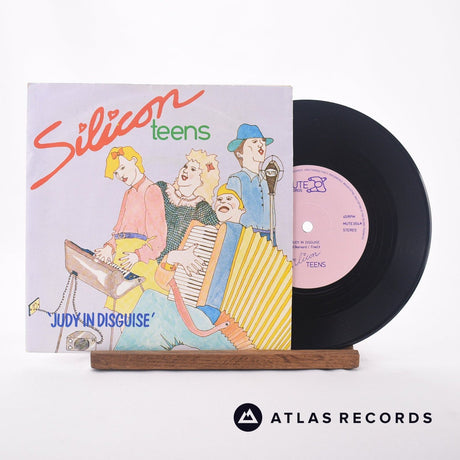 Silicon Teens Judy In Disguise 7" Vinyl Record - Front Cover & Record
