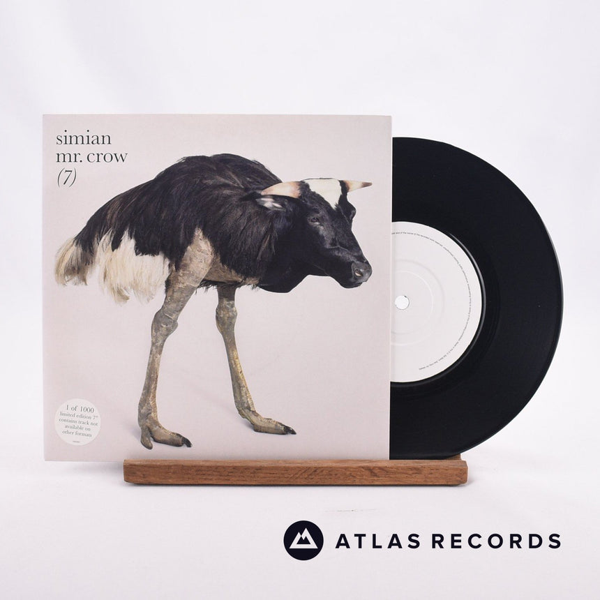 Simian Mr. Crow 7" Vinyl Record - Front Cover & Record