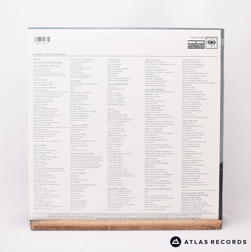 Simon & Garfunkel - Bookends - Poster Reissue Usa A B LP Vinyl Record - EX/EX