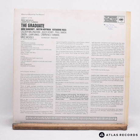 Simon & Garfunkel - The Graduate - LP Vinyl Record - VG+/EX