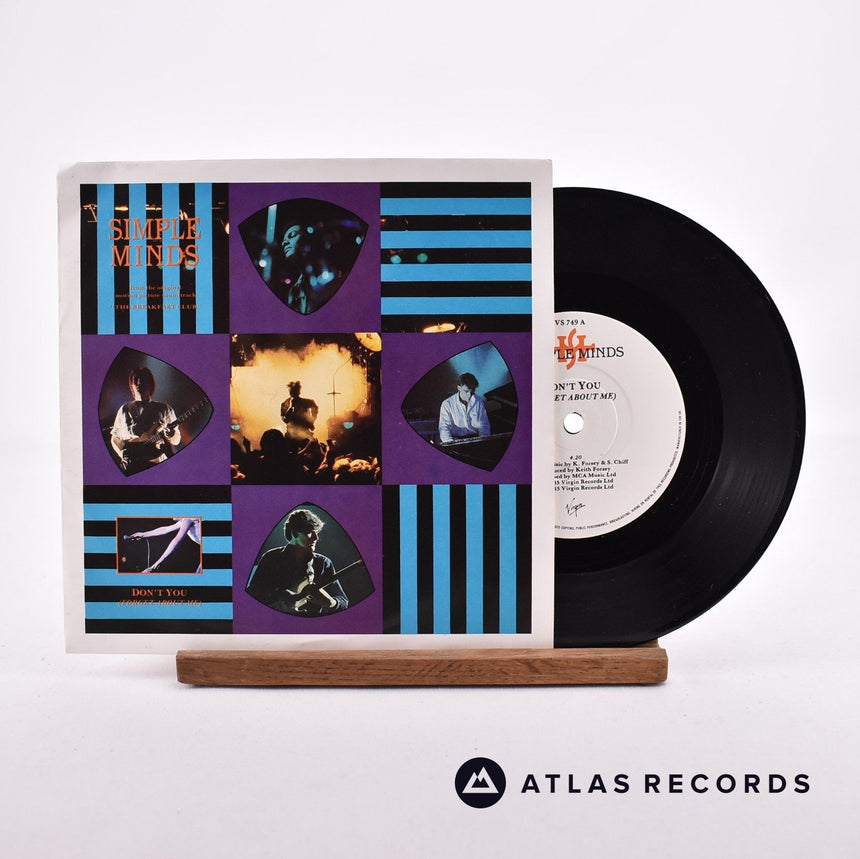 Simple Minds Don't You 7" Vinyl Record - Front Cover & Record