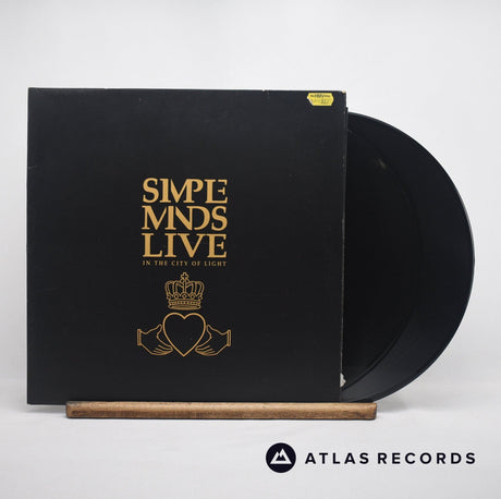 Simple Minds Live In The City Of Light Double LP Vinyl Record - Front Cover & Record