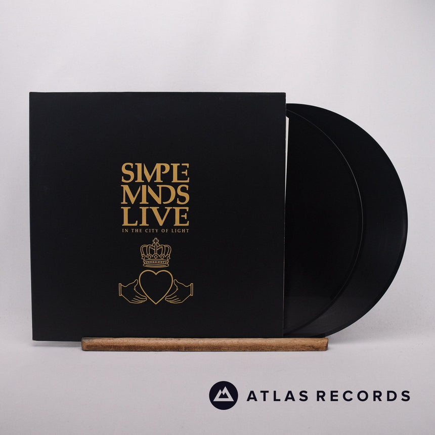Simple Minds Live In The City Of Light 2 x LP Vinyl Record - Front Cover & Record