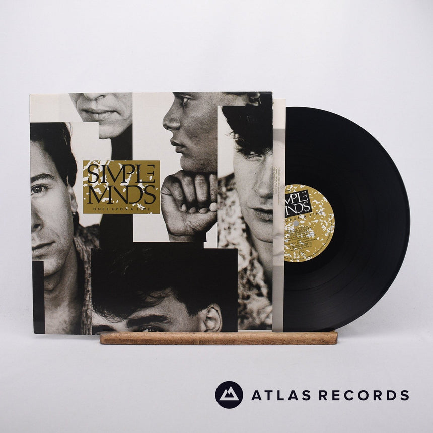 Simple Minds Once Upon A Time LP Vinyl Record - Front Cover & Record