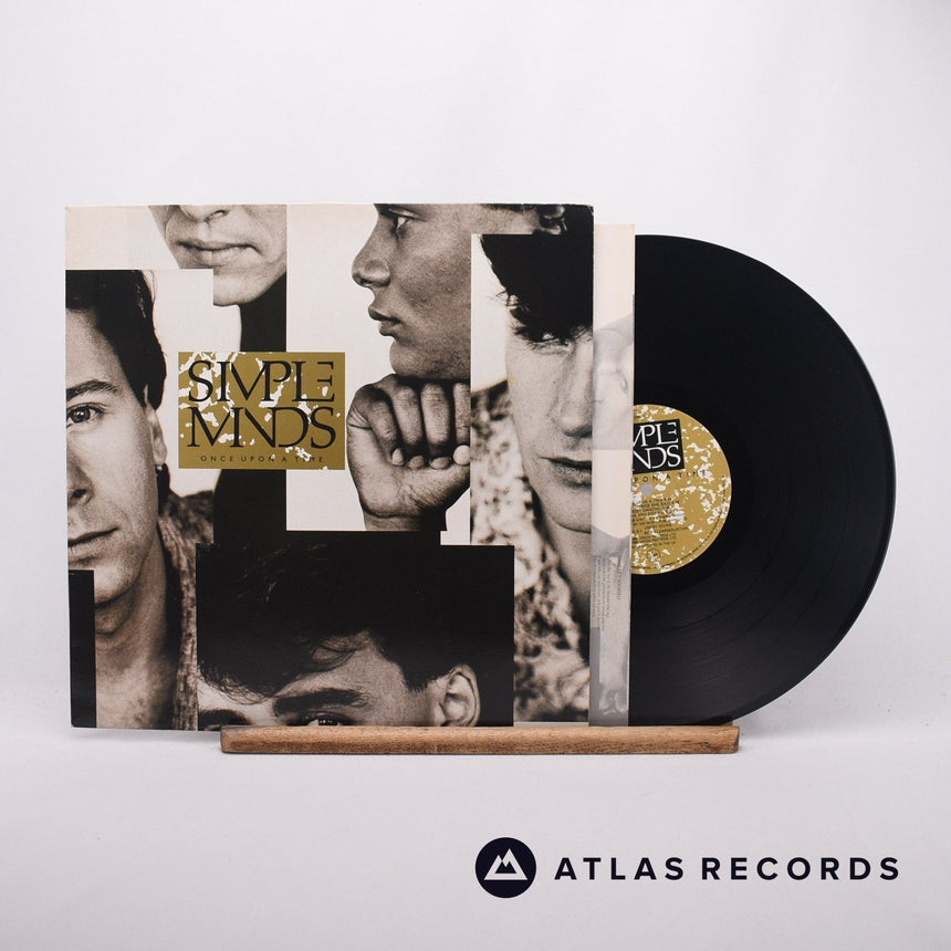 Simple Minds Once Upon A Time LP Vinyl Record - Front Cover & Record